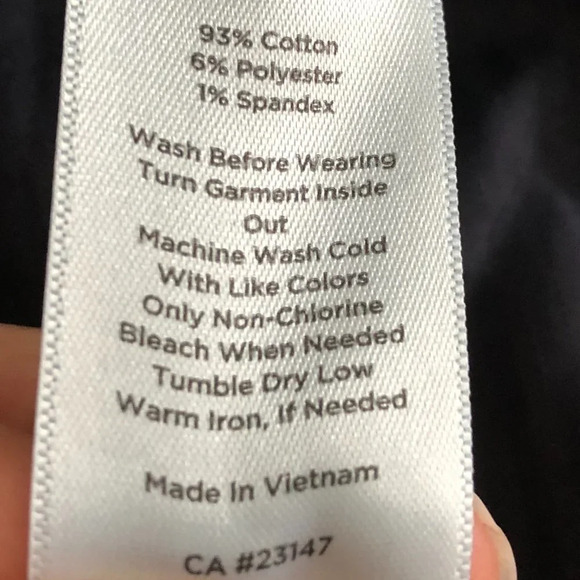 Talbots Flawless High-Rise Barely Boot 5 Pocket Med Wash Denim Jeans Blue 6 NWOT - Picture 10 of 13